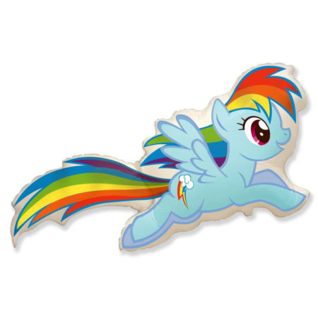 Воздушный шар из фольги. My Little Pony, Лошадка Радуга (43''/109 см, ESP)
