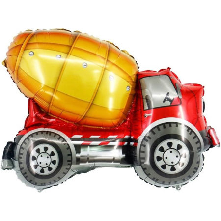 Воздушный шар из фольги. Фигура. Бетономешалка (33''/84 см, CHN)