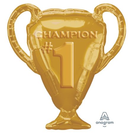 Воздушный шар из фольги. Фигура, Кубок Чемпионов, Золото (28”/71 см, USA)