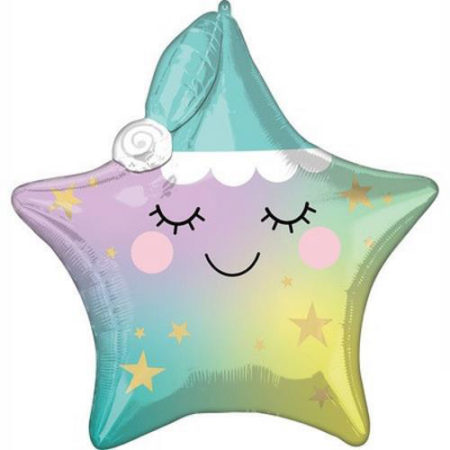 Воздушный шар из фольги. Little star. Звездочка спящая (41''/89 см, USA)