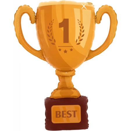 Воздушный шар из фольги. Фигура, Кубок Чемпиона, №1, Золото (40''/102 см, CHN)