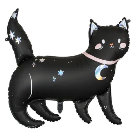 Воздушный шар из фольги. Фигура, Кот Black (32”/81 см, CHN)