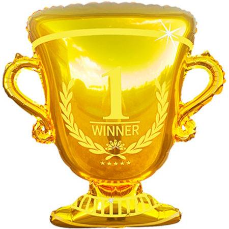 Воздушный шар из фольги. Фигура, Кубок Чемпиона, Золото (29''/74 см, CHN)
