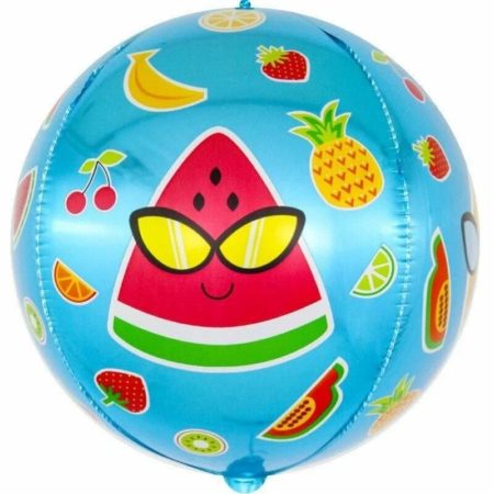 Воздушный шар из фольги. Сфера, Фруктовое ассорти (22”/61 см, CHN)